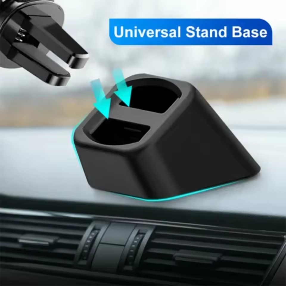 Mobile Pedestal Cabinet - ฐานยึดโทรศัพท์มือถืออเนกประสงค์สำหรับติดตั้งบนแผงหน้าปัดรถยนต์ ที่ยึดโทรศัพท์มือถือแบบหนีบช่องแอร์รถยนต์ ขาตั้ง GPS สำหรับโทรศัพท์มือถือ อุปกรณ์เสริมในรถยนต์