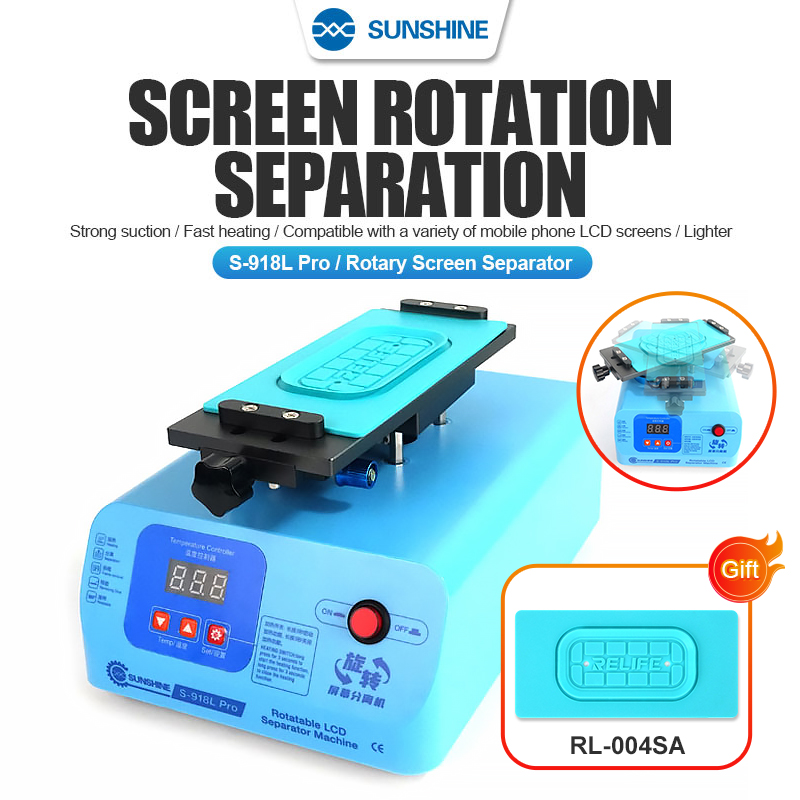 Partition Screen Divider - SUNSHINE S-918L Pro 8.5นิ้วหน้าจอหมุนแยกรองรับหน้าจอ LCD แยกอุณหภูมิได้ตั้งแต่50ถึง130
