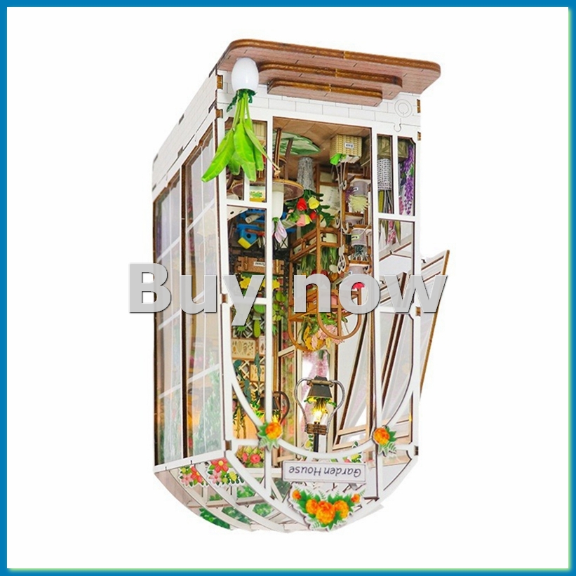 ชุดทำบ้านจิ๋ว Book Nook พร้อมไ - Bookshelf บทวิจารณ์และราคา