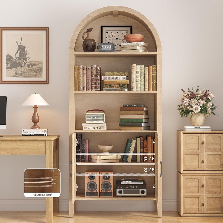 71 ชั้นวางหนังสือแบบโค้งสำหรับ - Bookshelf บทวิจารณ์และราคา