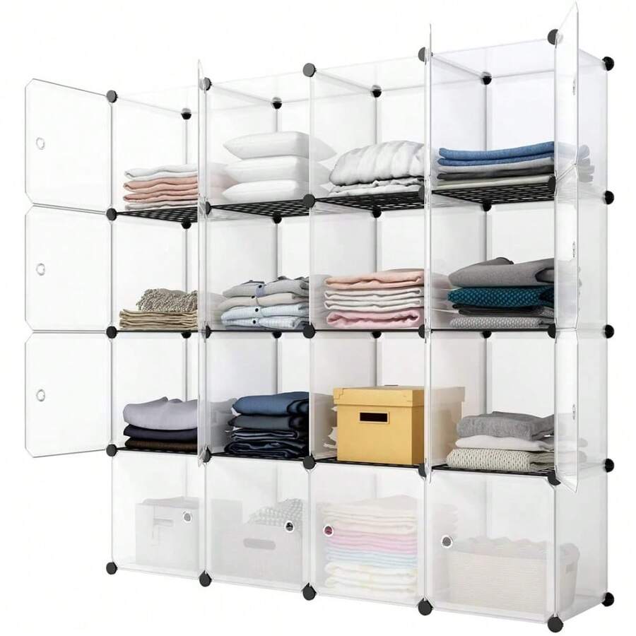 ชั้นวางของแบบลูกบาศก์ 16 ช่อง  - Bookshelf บทวิจารณ์และราคา