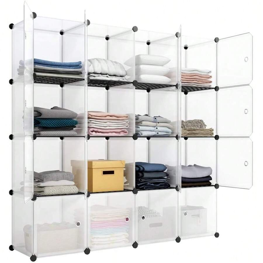 ชั้นวางของแบบลูกบาศก์ 16 ช่อง  - Bookshelf บทวิจารณ์และราคา