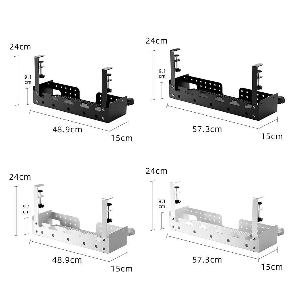 ไม่ต้องเจาะใต้โต๊ะ จัดการสายเค - Desk Organizer บทวิจารณ์และราคา